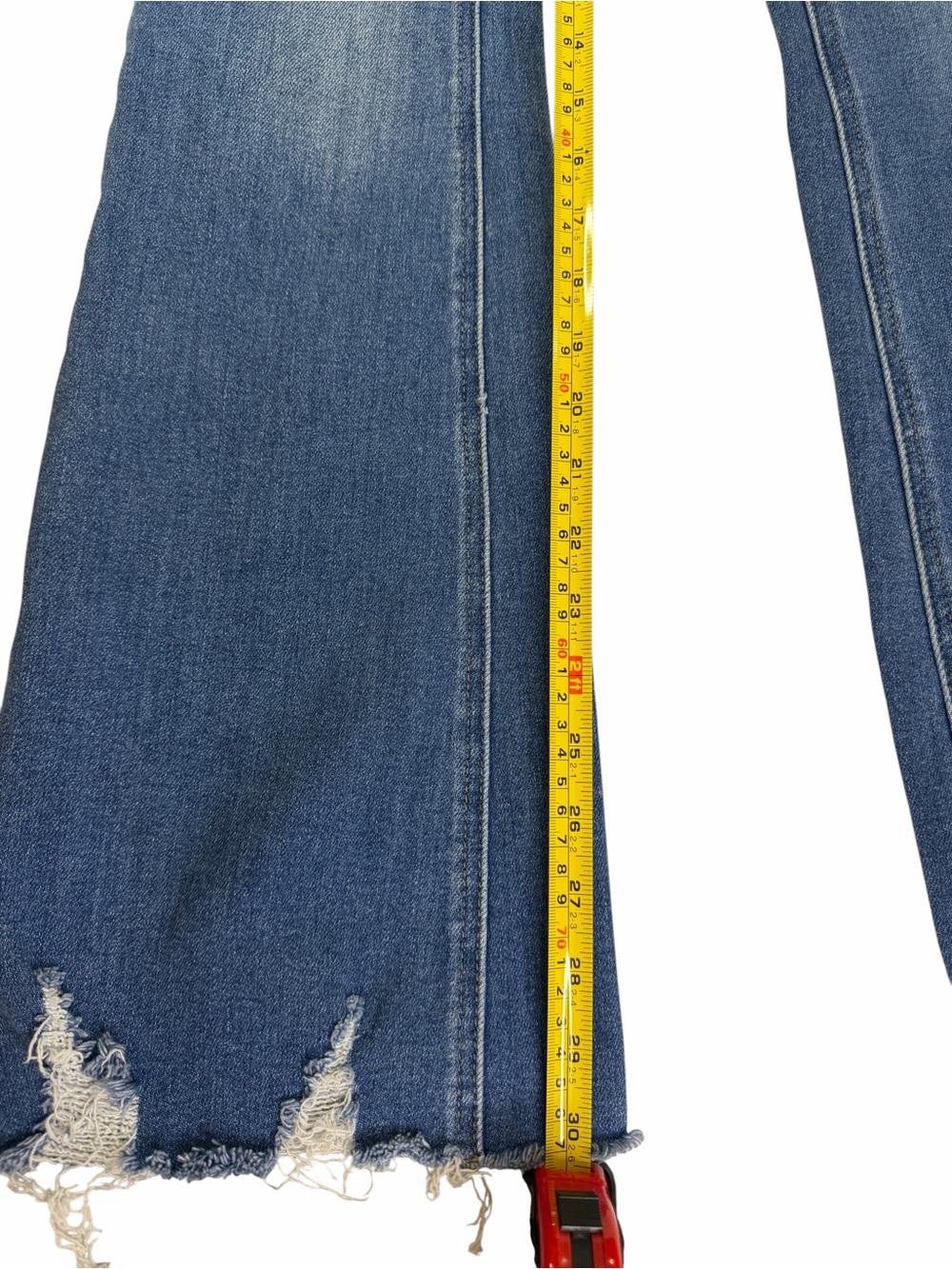 KanCan Denim Wide-Leg Flare Jeans in Medium Blue - Picture 6 of 8